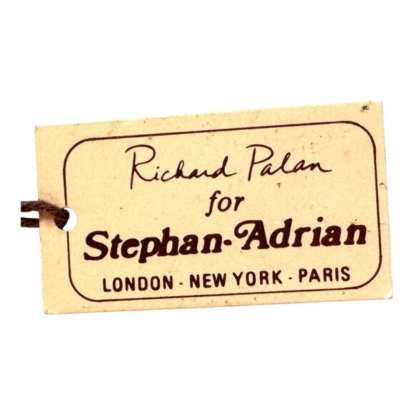 Vintage Richard Palan Stephan Adrian Paris Glass Crystal Beaded Necklace NEW - Picture 3 of 9